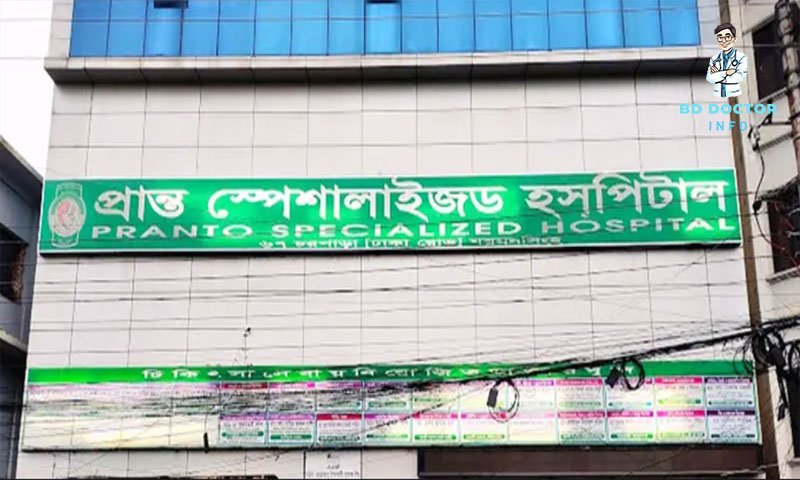 প্রান্ত স্পেশালাইজড হাসপাতাল ময়মনসিংহ ডাক্তারের তালিকা